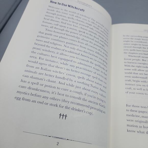 Witchcraft A Handbook Of Magic Spells And Potions Boo Hardcover Halloween Wicken - Picture 10 of 13